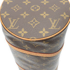 Handbag Papillon 30 Brown Monogram Canvas