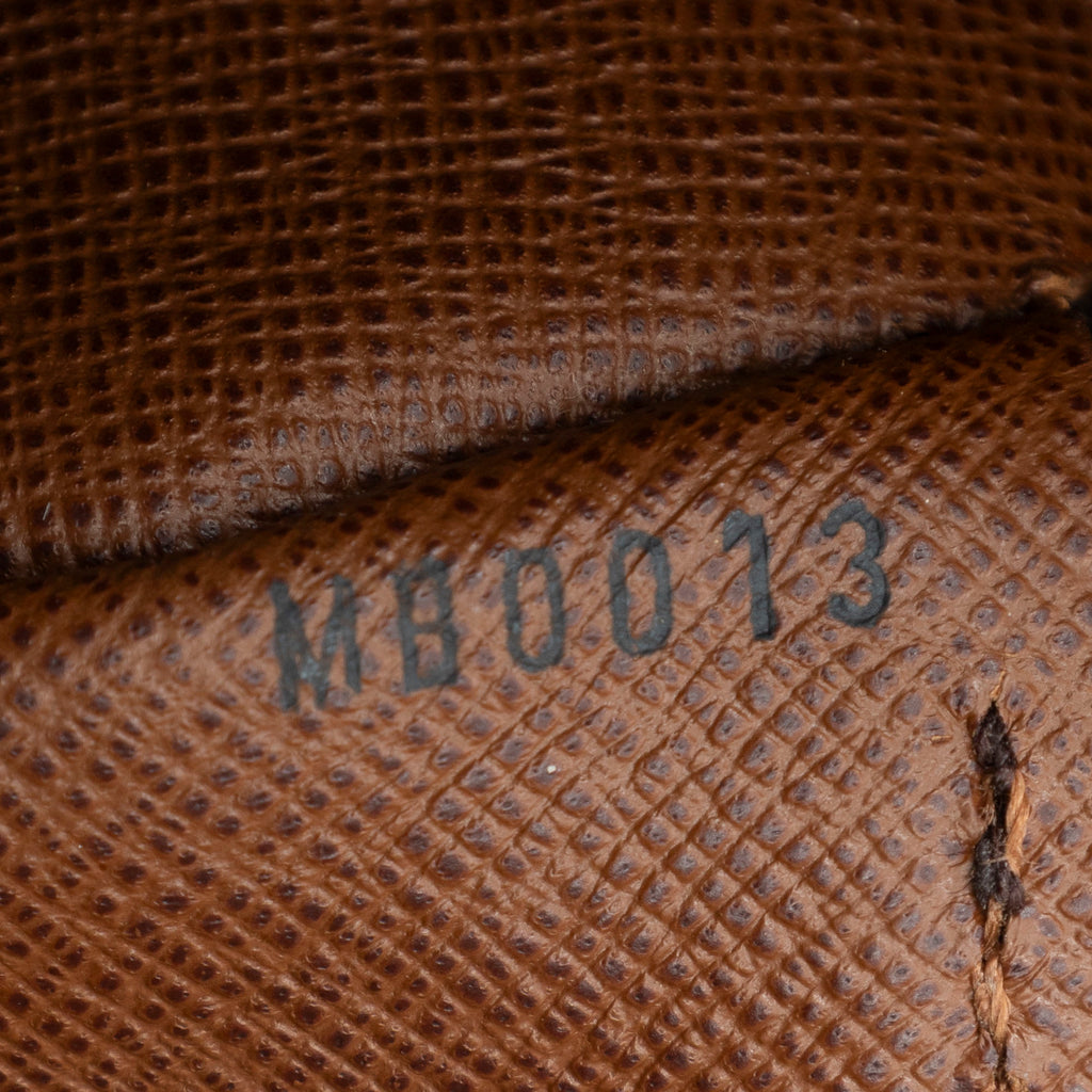 Handbag Papillon 30 Brown Monogram Canvas