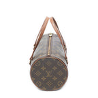 Handbag Papillon 26 Brown Monogram Canvas