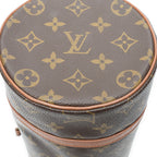Handbag Papillon 26 Brown Monogram Canvas