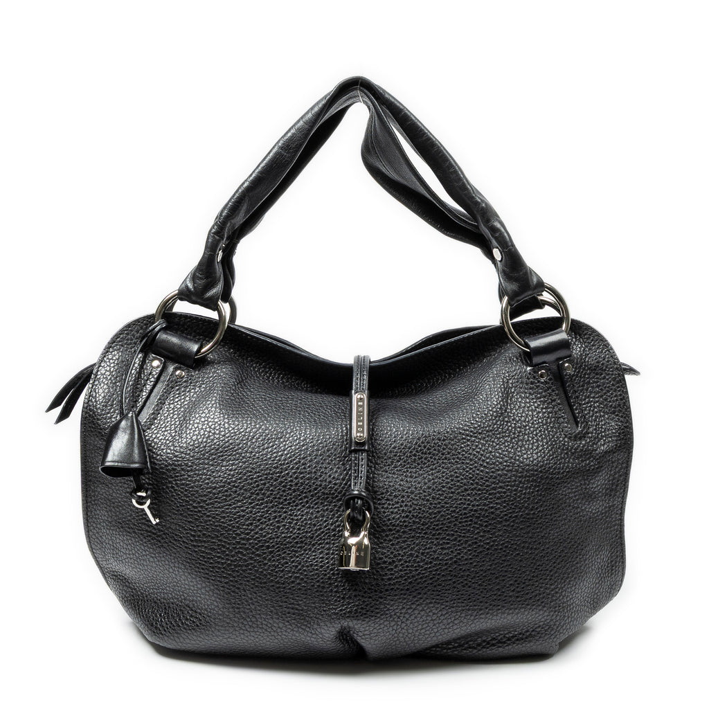 Shoulder Bag Bittersweet Hobo Black Pebbled Leather
