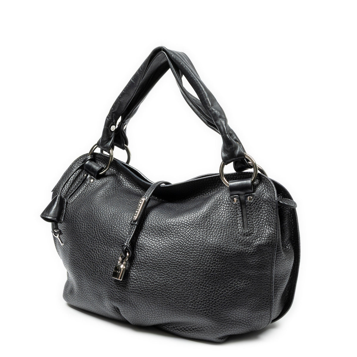 Shoulder Bag Bittersweet Hobo Black Pebbled Leather