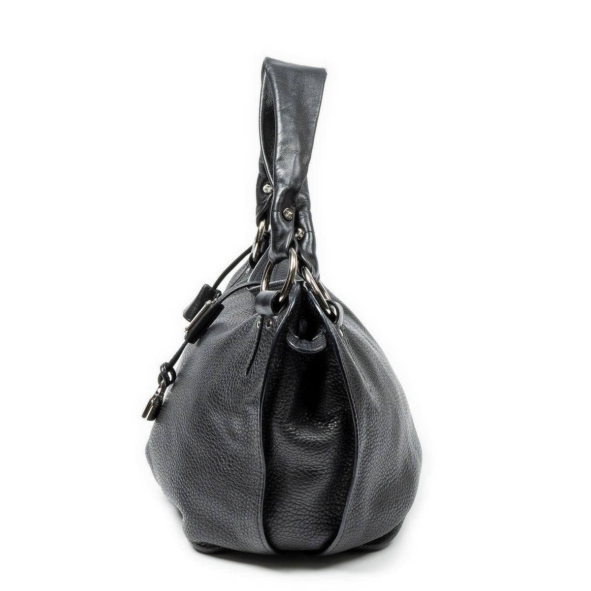 Shoulder Bag Bittersweet Hobo Black Pebbled Leather