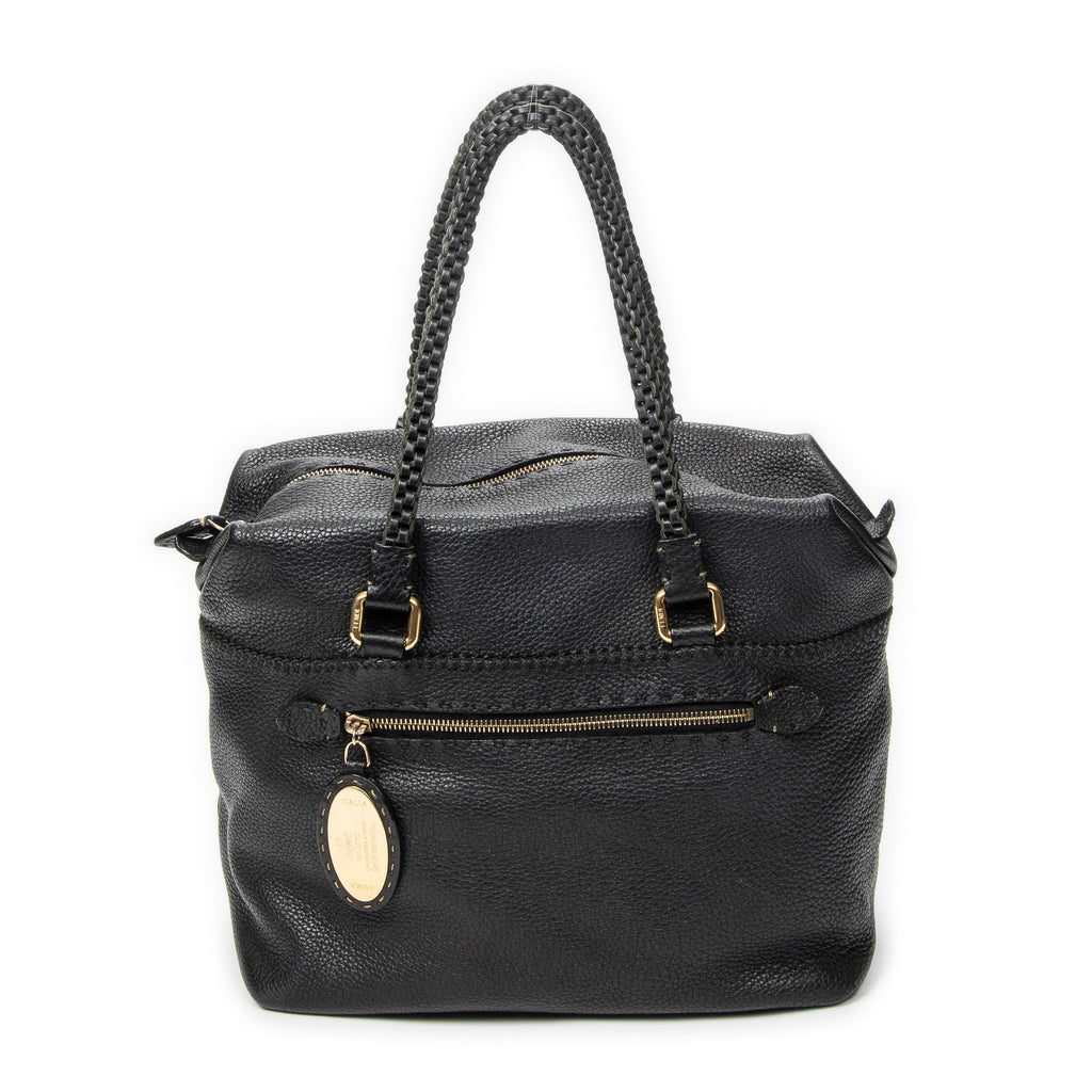 Shoulder Bag Selleria Boston Black Selleria Leather