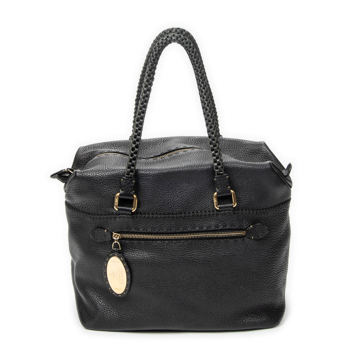 Shoulder Bag Selleria Boston Black Selleria Leather