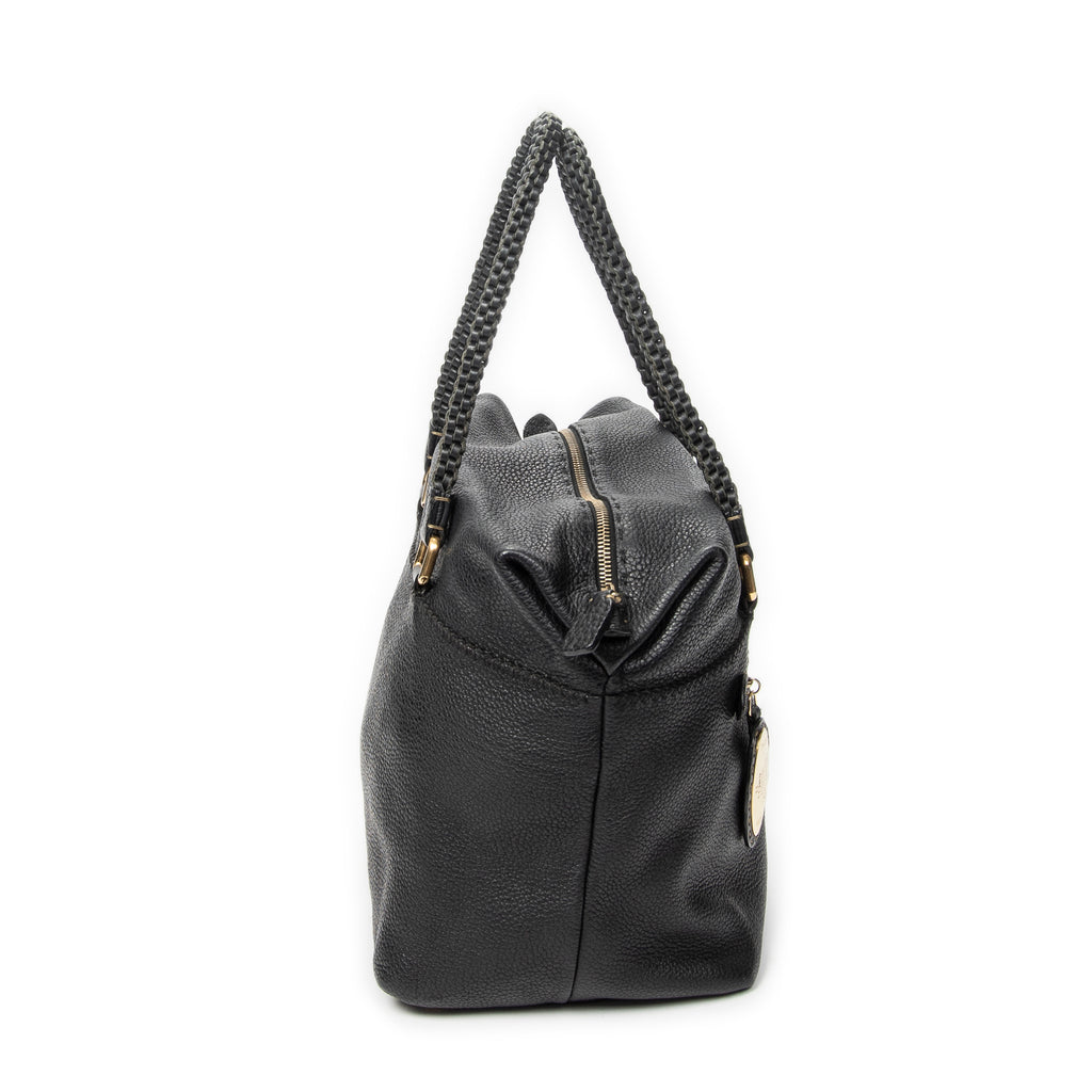 Shoulder Bag Selleria Boston Black Selleria Leather