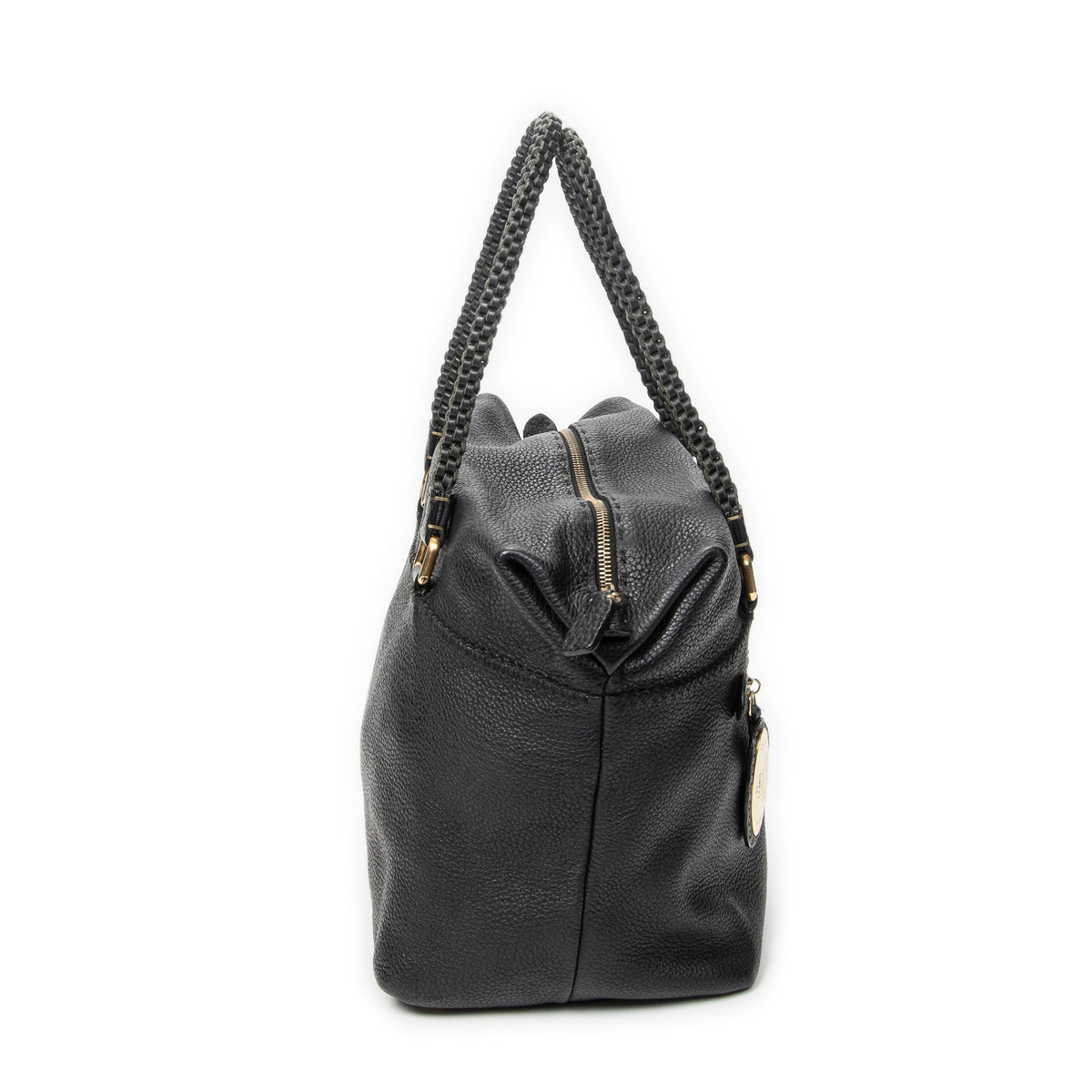Shoulder Bag Selleria Boston Black Selleria Leather
