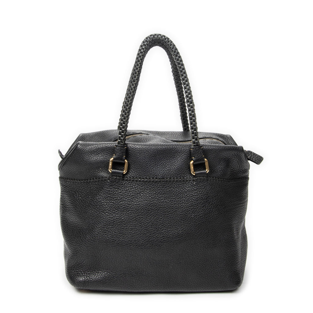 Shoulder Bag Selleria Boston Black Selleria Leather