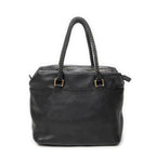 Shoulder Bag Selleria Boston Black Selleria Leather