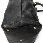 Shoulder Bag Selleria Boston Black Selleria Leather