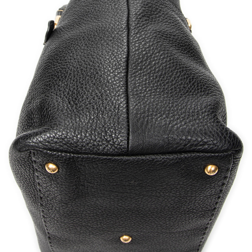 Shoulder Bag Selleria Boston Black Selleria Leather