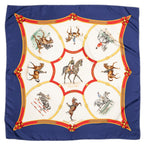 Scarf Scarf Navy 100% Twill Silk