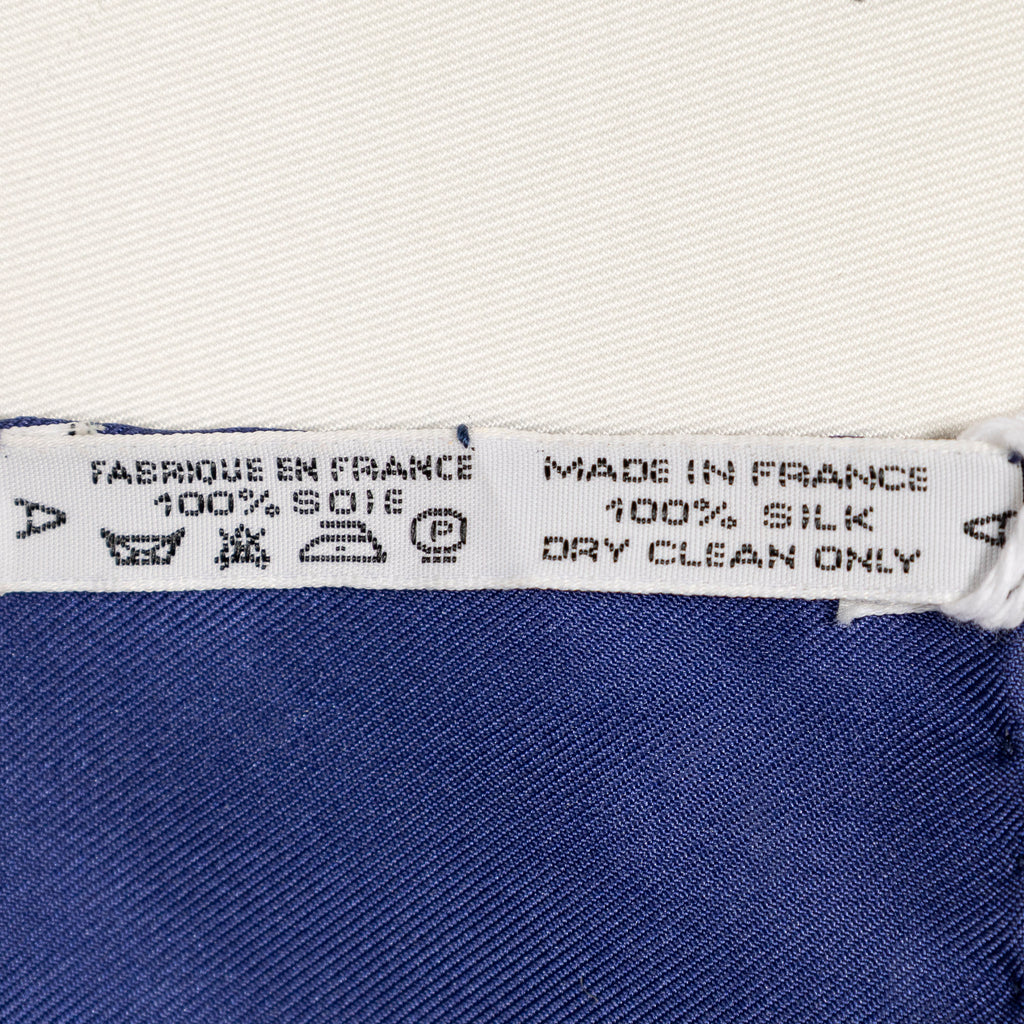 Scarf Scarf Navy 100% Twill Silk