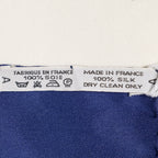 Scarf Scarf Navy 100% Twill Silk