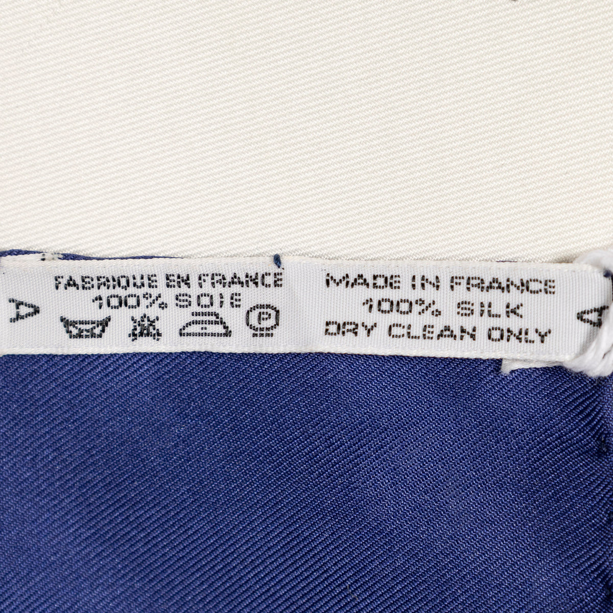 Scarf Scarf Navy 100% Twill Silk