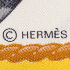 Scarf Scarf Yellow 100% Twill Silk