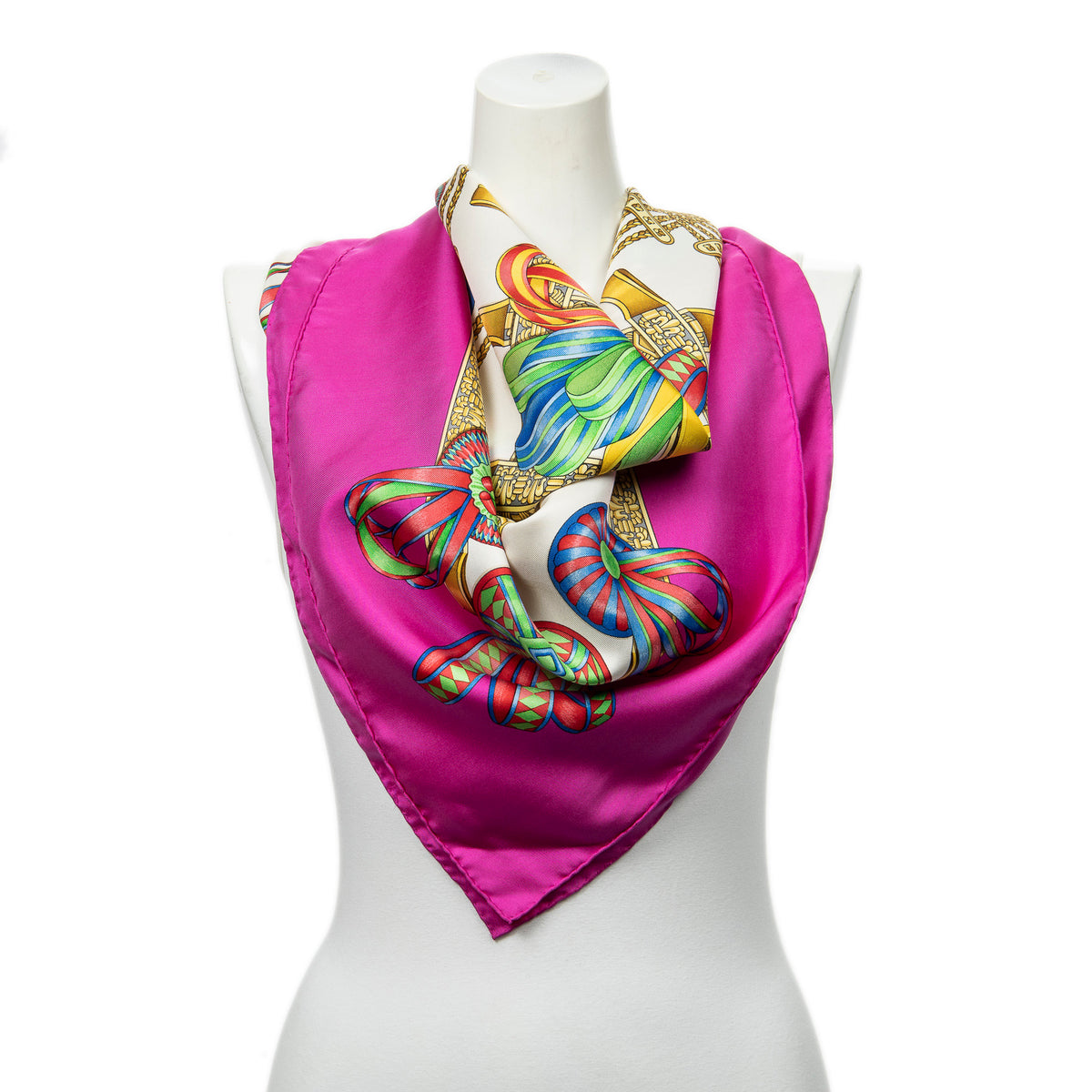 Scarf Scarf Pink 100% Twill Silk