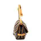 Shoulder Bag Saumur MM Brown Monogram Canvas