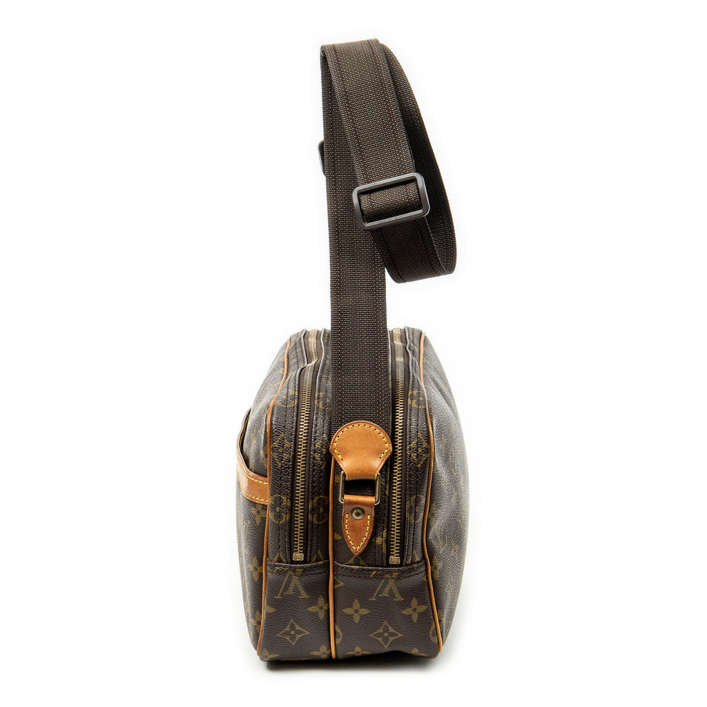 Shoulder Bag Reporter PM Brown Monogram Canvas