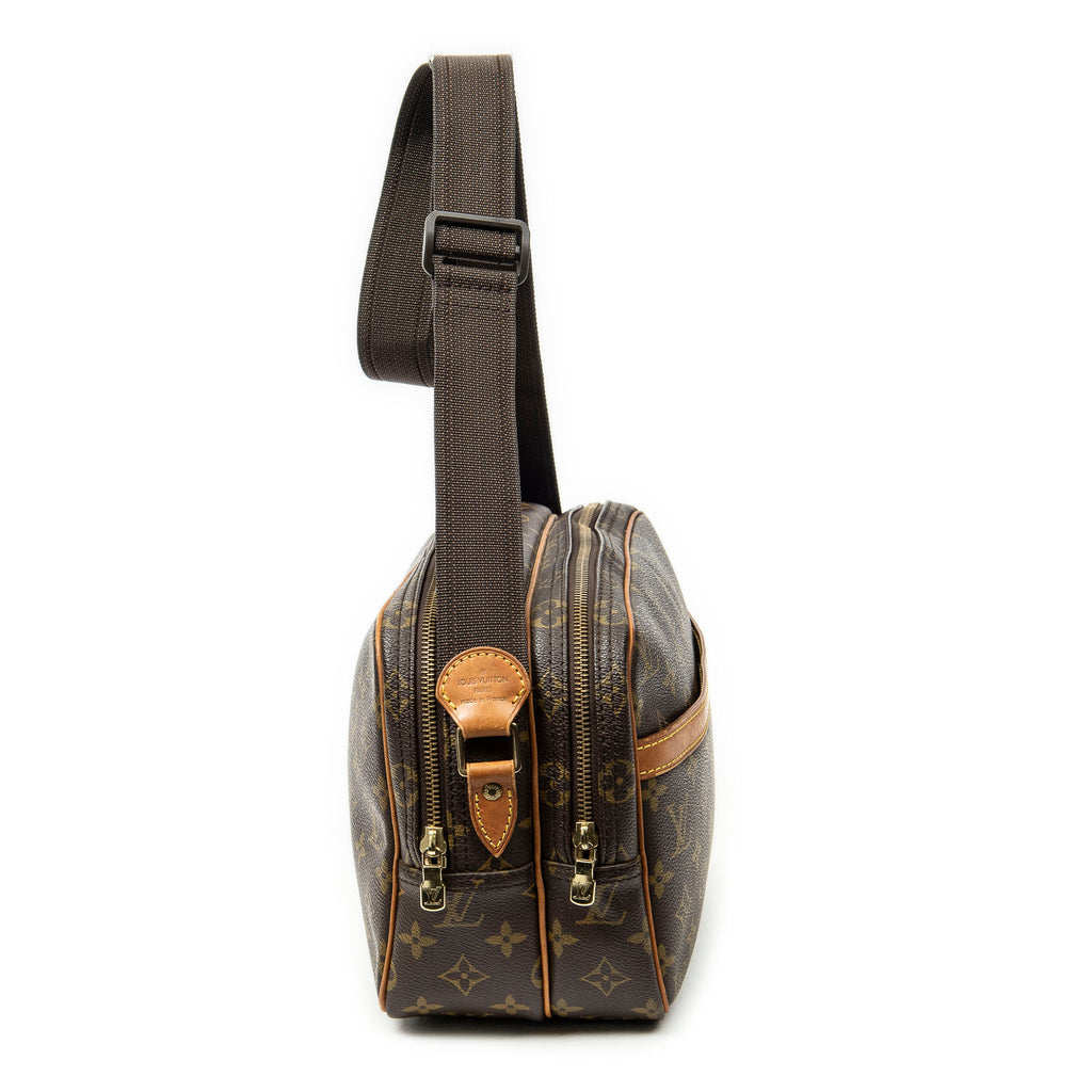 Shoulder Bag Reporter PM Brown Monogram Canvas