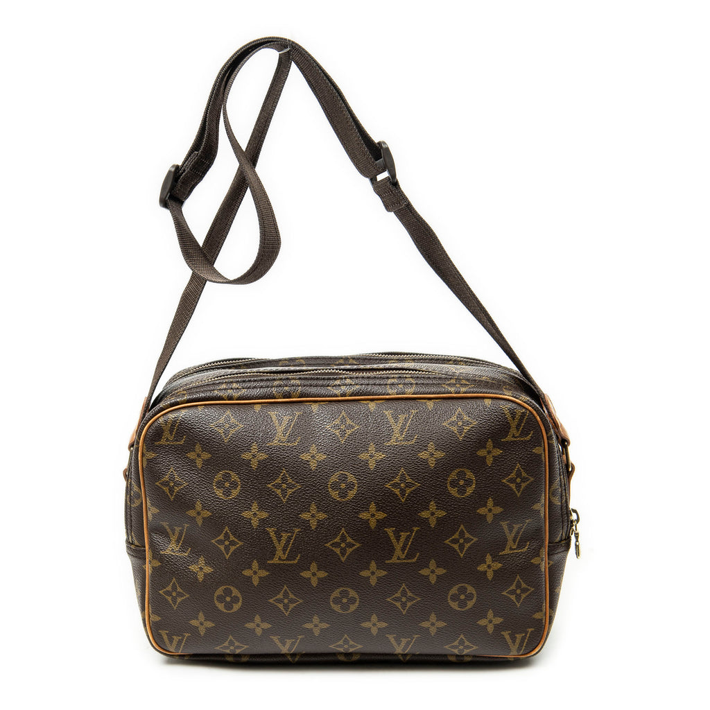 Shoulder Bag Reporter PM Brown Monogram Canvas