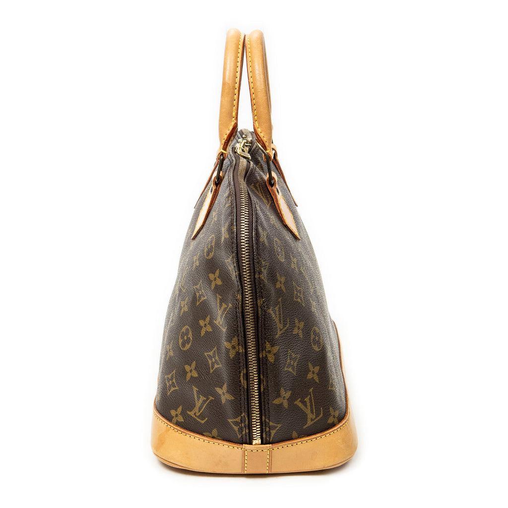 Bolso de mano Alma PM Lona Monogram Marrón