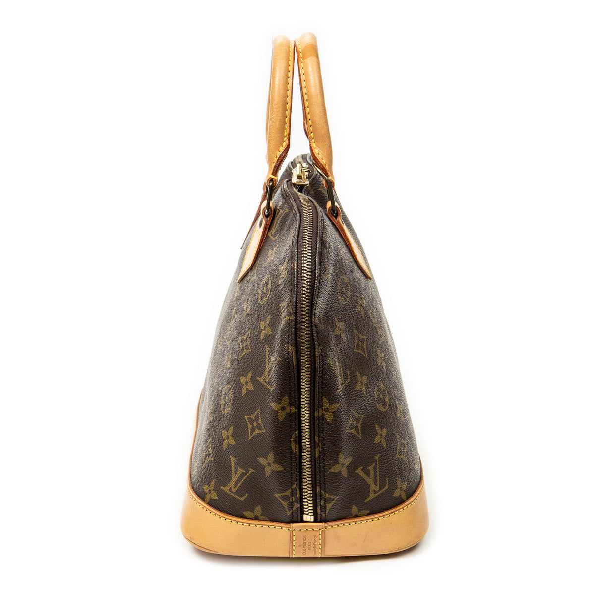 Handbag Alma PM Brown Monogram Canvas