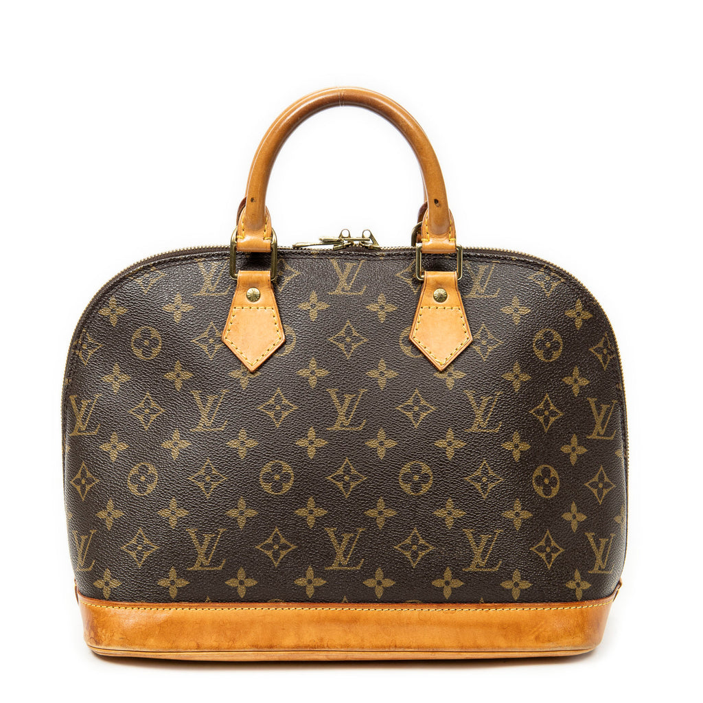 Handbag Alma PM Brown Monogram Canvas