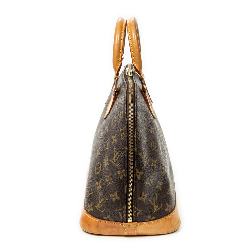 Handbag Alma PM Brown Monogram Canvas