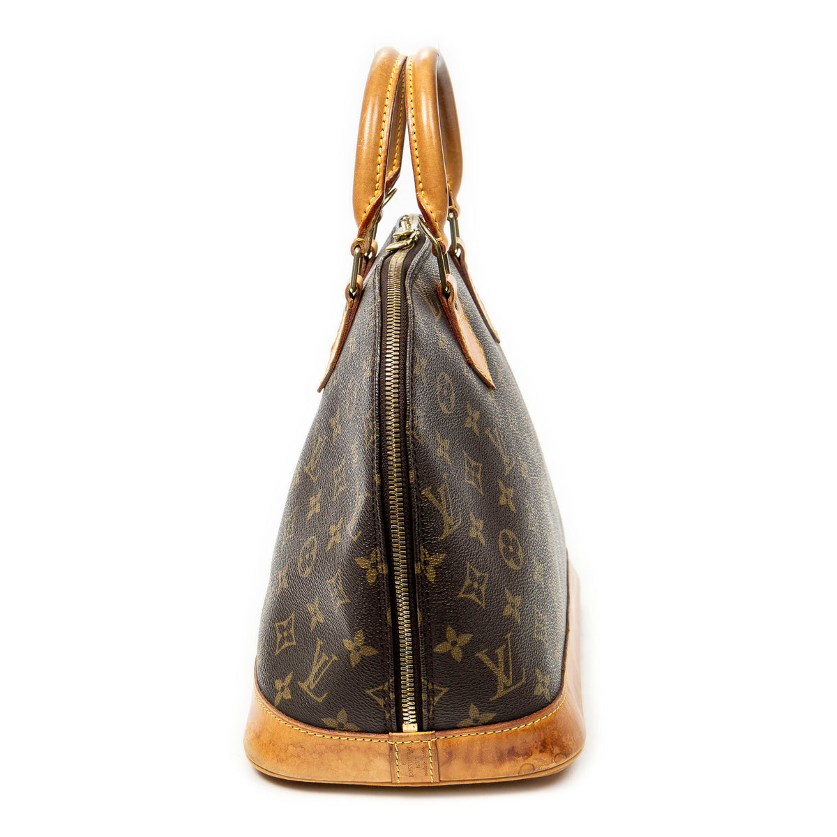 Handbag Alma PM Brown Monogram Canvas
