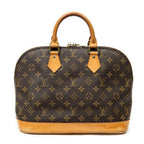 Handbag Alma PM Brown Monogram Canvas