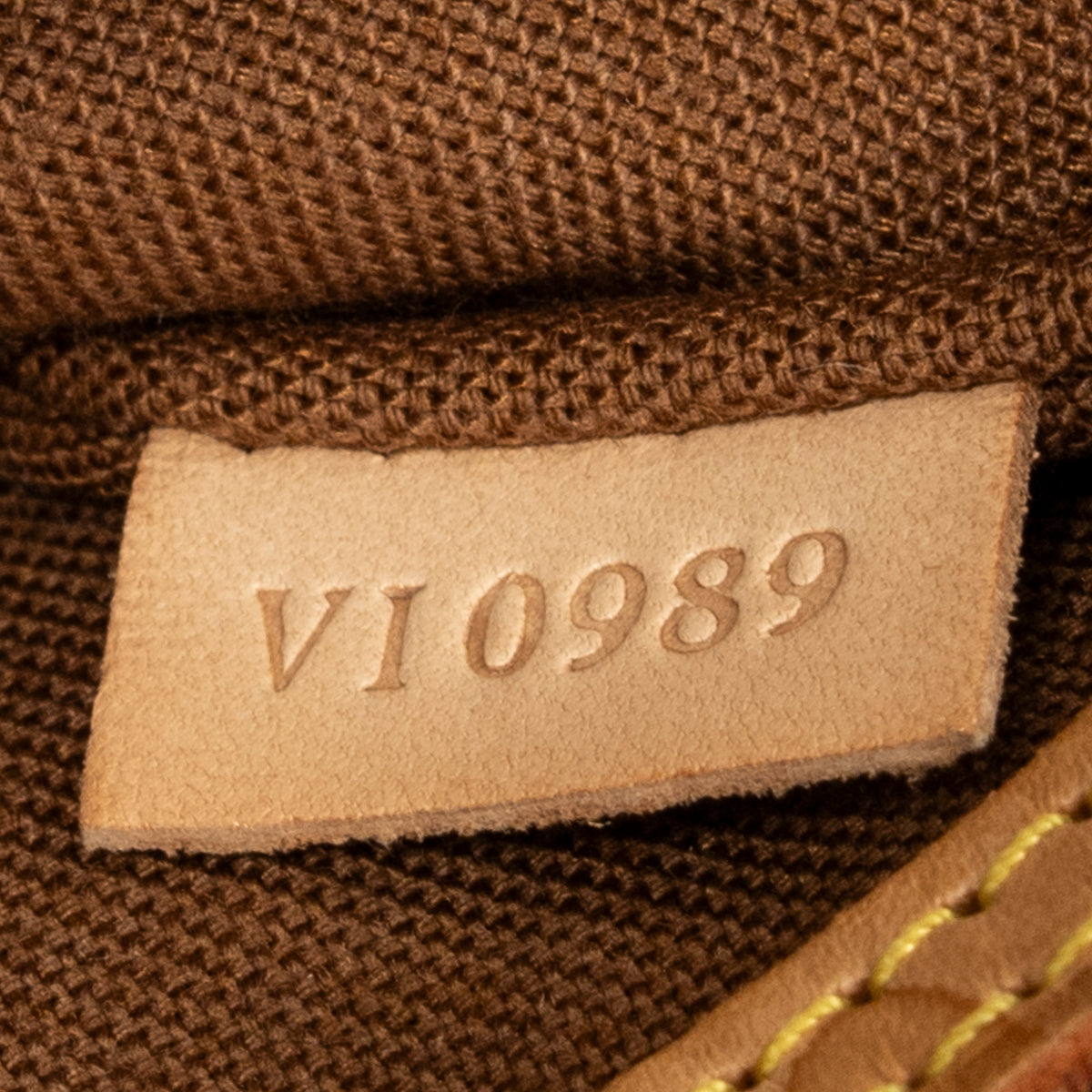 Handbag Alma PM Brown Monogram Canvas