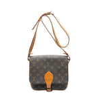 Handbag Cartouchiere MM Brown Monogram Canvas