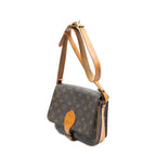 Handbag Cartouchiere MM Brown Monogram Canvas