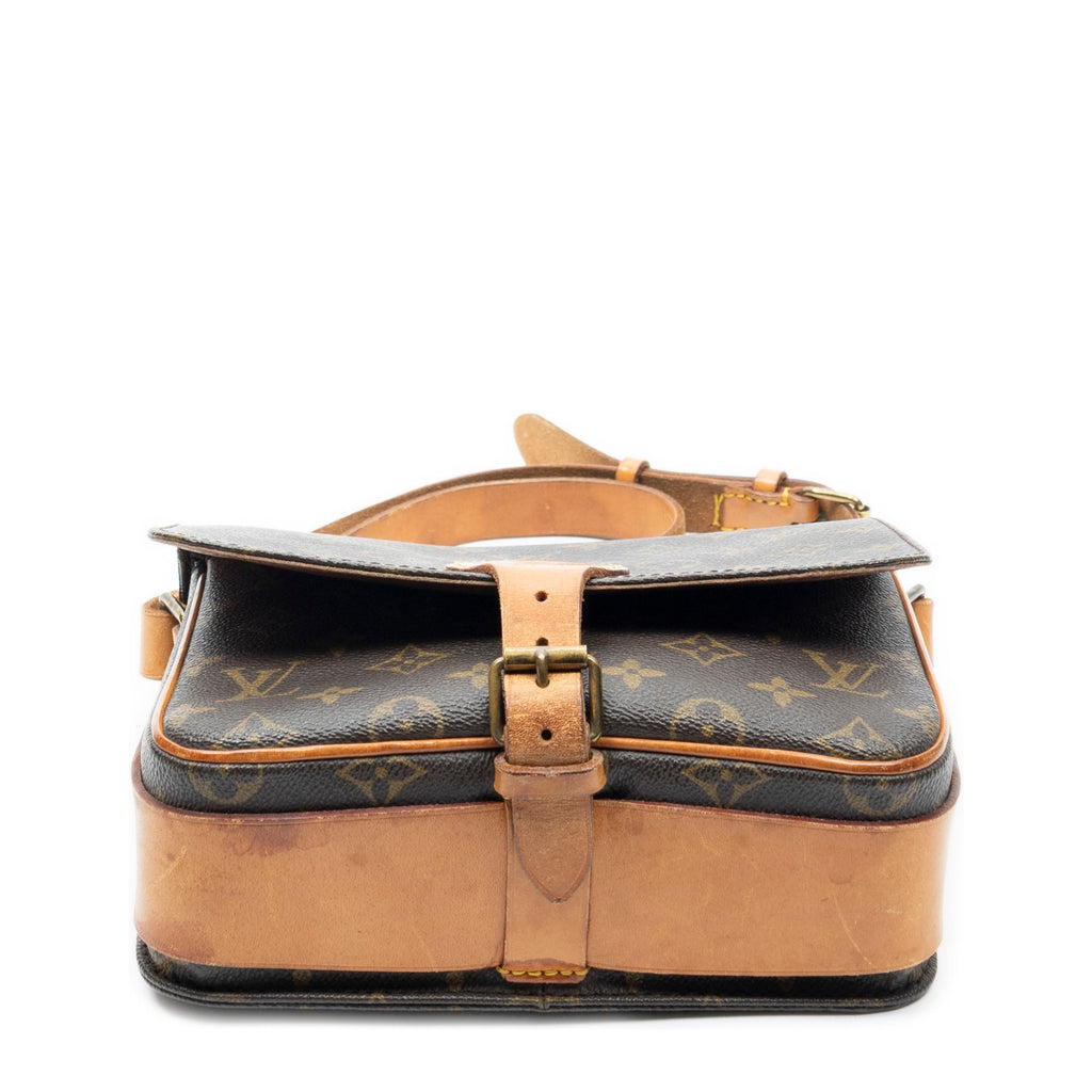 Handbag Cartouchiere MM Brown Monogram Canvas
