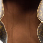 Travel Bag Keepall 55 Brown Monogram Canvas