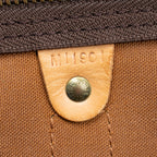 Travel Bag Keepall 55 Brown Monogram Canvas
