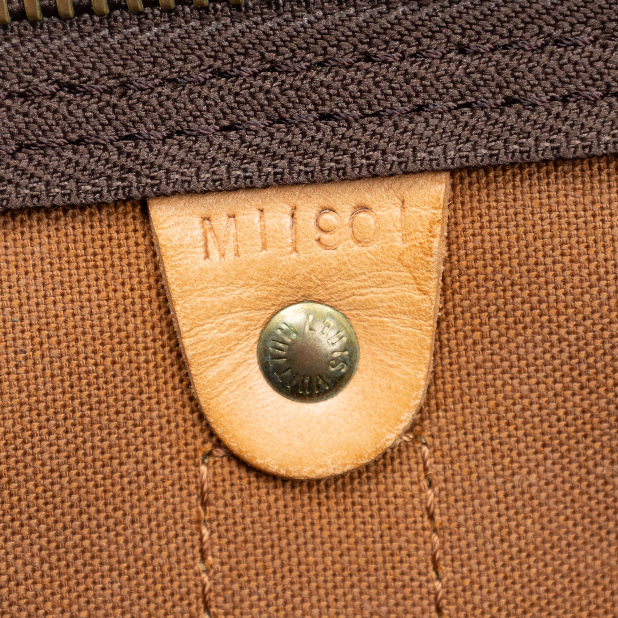 Travel Bag Keepall 55 Brown Monogram Canvas