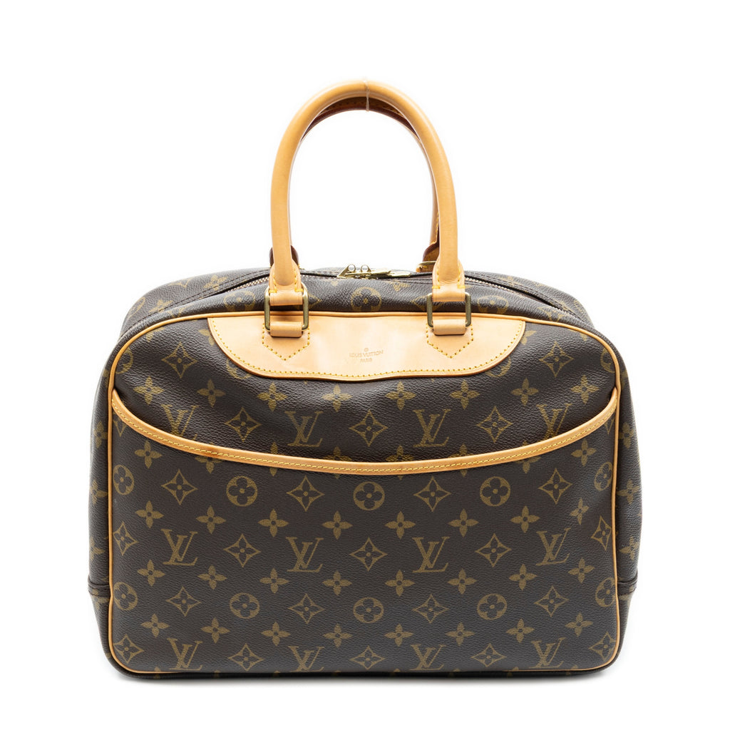 Handbag Deauville Brown Monogram Canvas