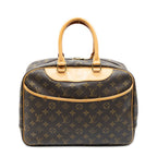 Handbag Deauville Brown Monogram Canvas