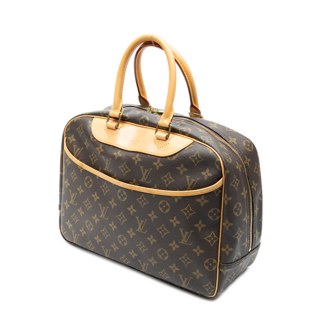 Handbag Deauville Brown Monogram Canvas