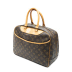 Handbag Deauville Brown Monogram Canvas