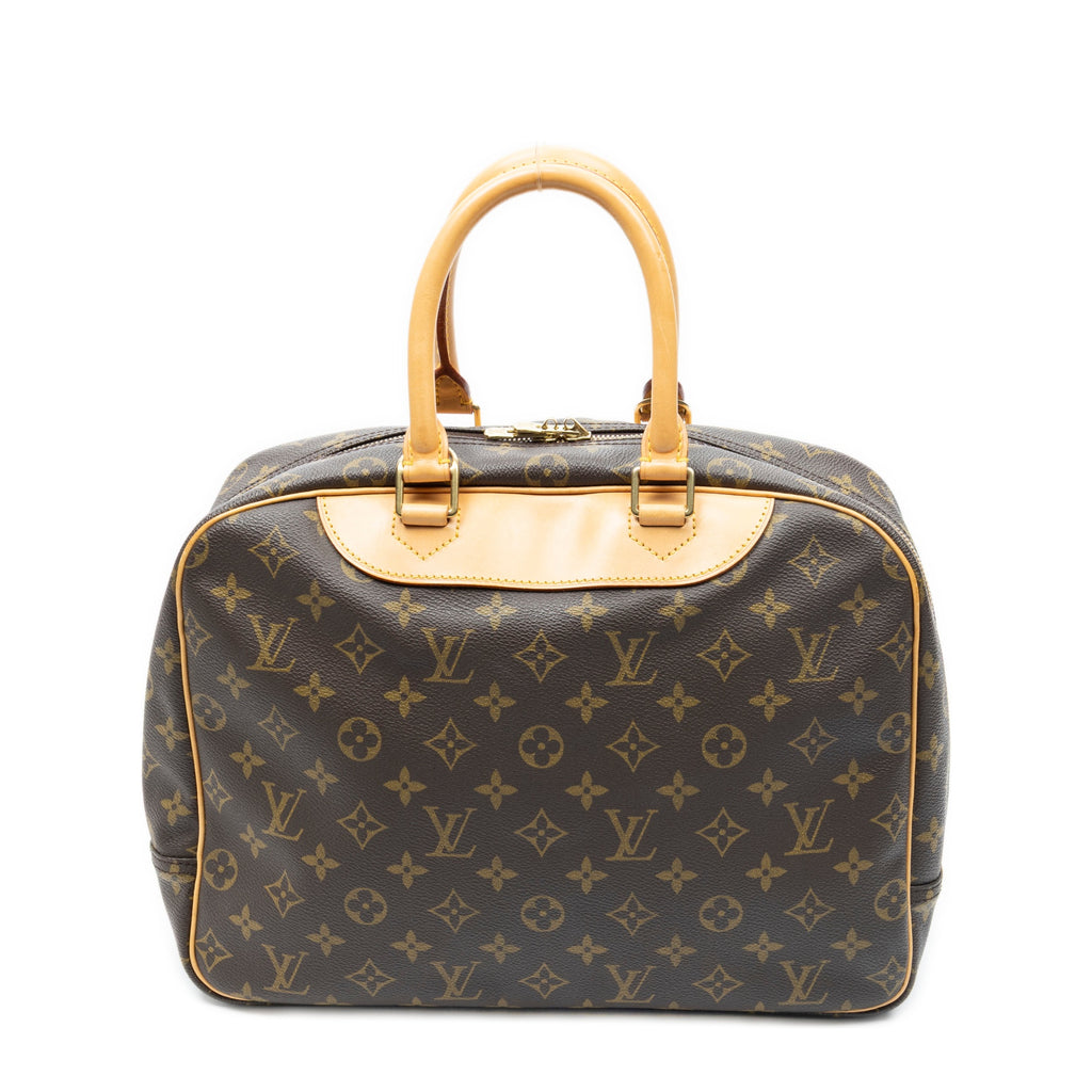 Handbag Deauville Brown Monogram Canvas