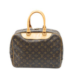 Handbag Deauville Brown Monogram Canvas