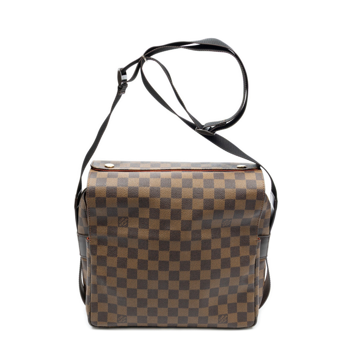 Shoulder Bag Naviglio Brown Damier Ebene