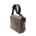 Shoulder Bag Naviglio Brown Damier Ebene