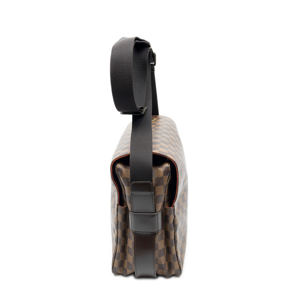 Shoulder Bag Naviglio Brown Damier Ebene