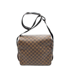 Shoulder Bag Naviglio Brown Damier Ebene