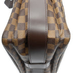 Shoulder Bag Naviglio Brown Damier Ebene