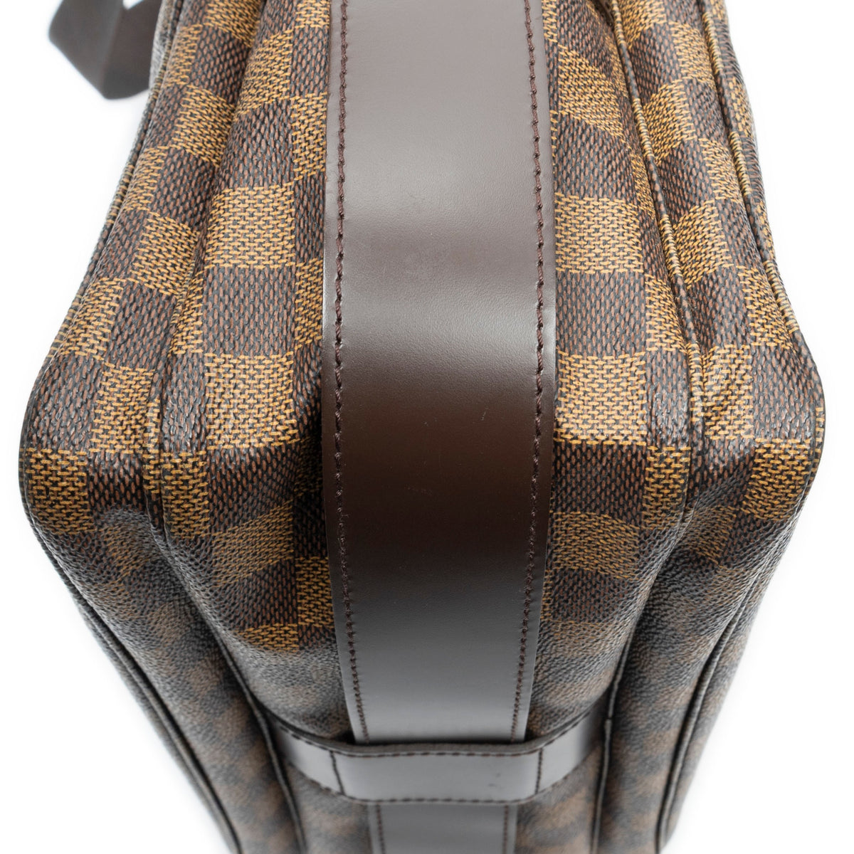 Shoulder Bag Naviglio Brown Damier Ebene